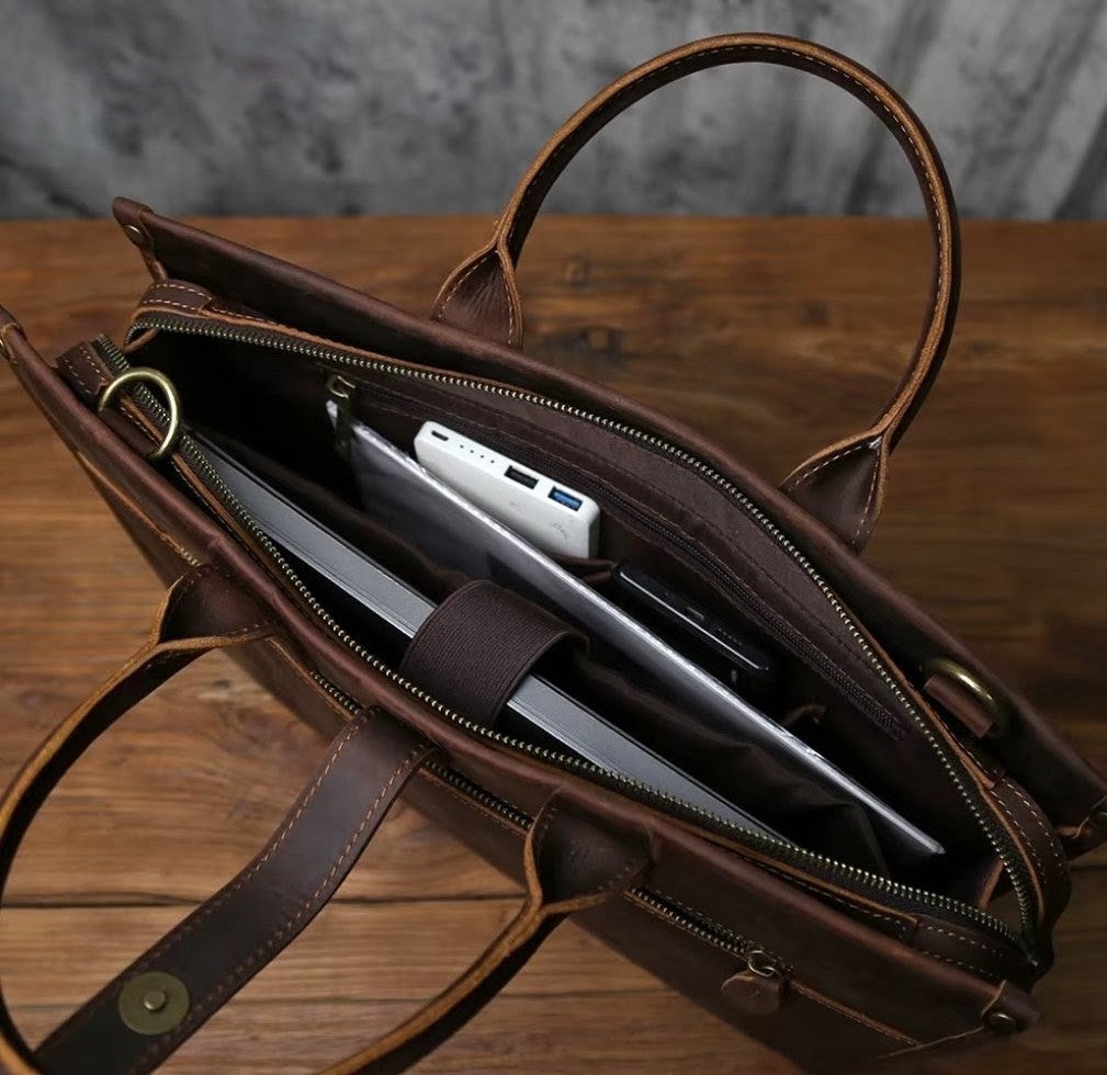 Bolsa de Couro Masculina Executiva
