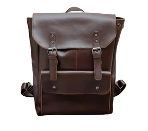 Mochila de Couro Vintage – Modelo Paris