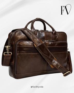 Maleta Masculina de Couro Legítimo – Modelo Prime