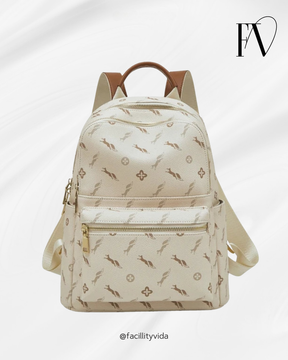 Mochila Feminina Foxer Estampada