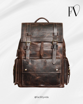 Mochila de Couro Genuíno Edição Prime Vanguard