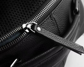 Mochila Masculina de Couro Genuíno para Notebook – Modelo Paris