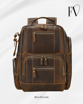 Mochila de Couro para Notebook – Modelo Big Confort