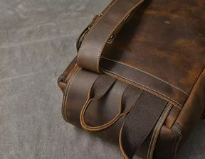 Mochila Masculina de Couro Legítimo para Notebook – Modelo Horse!