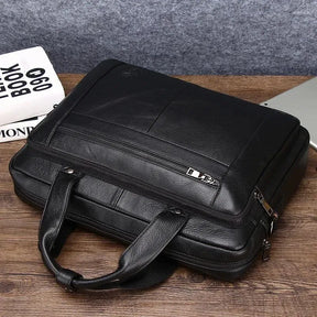 Pasta de Couro Masculina para Notebook – Modelo Executivo Cowhide