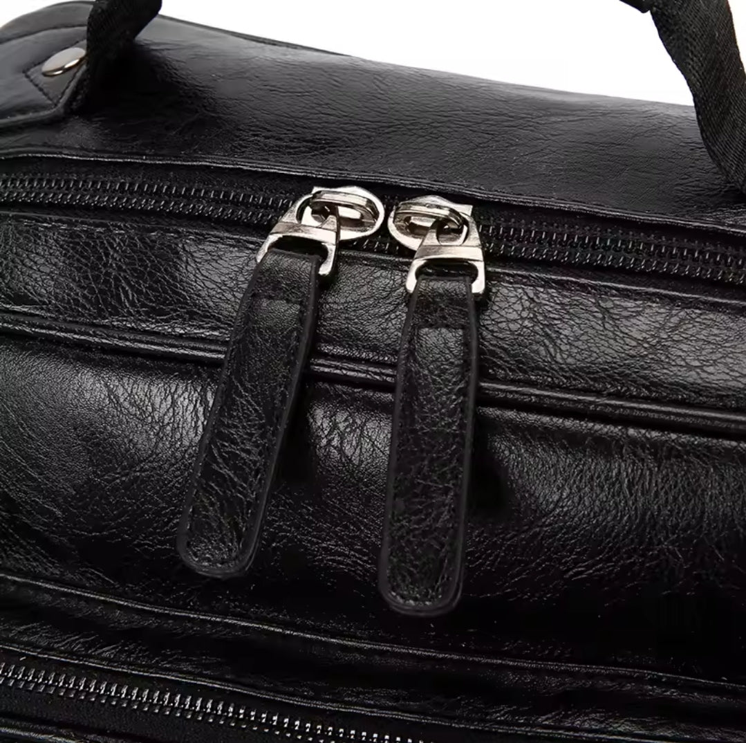 Mochila Executiva de Couro Legítimo - Modelo Prime Italiano