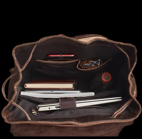 Mochila de Couro Genuíno Edição Prime Vanguard