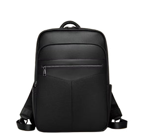 Mochila Masculina Executiva de Couro Legítimo – Modelo Premium All Black