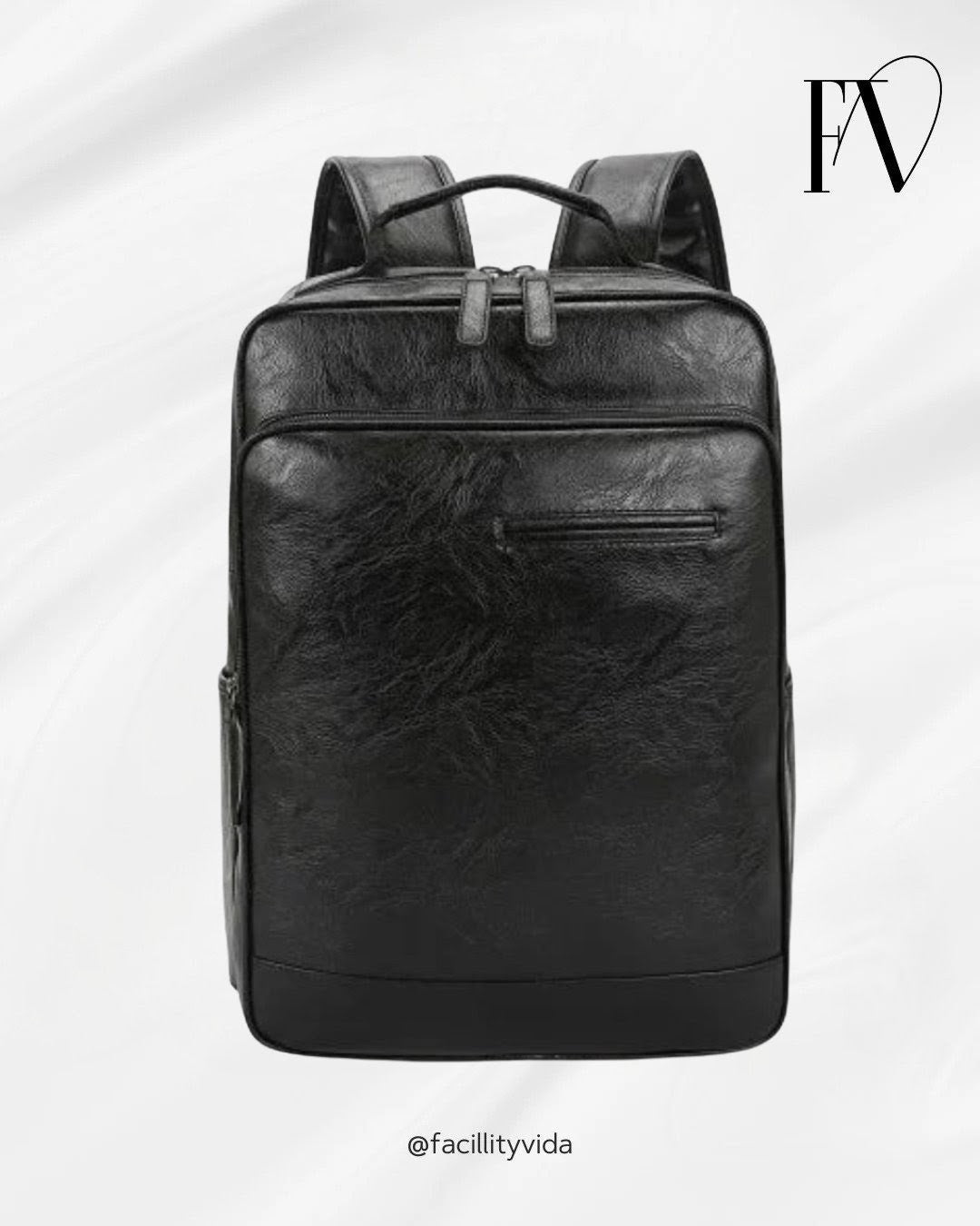 Mochila Executiva de Couro Legítimo - Modelo Prime Italiano