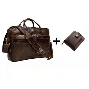 Maleta Masculina de Couro Legítimo – Modelo Prime