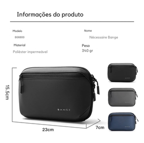 Nécessaire Masculina Impermeável Executiva Bange