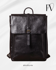 Mochila de Couro Legítimo Linha Prime Retro