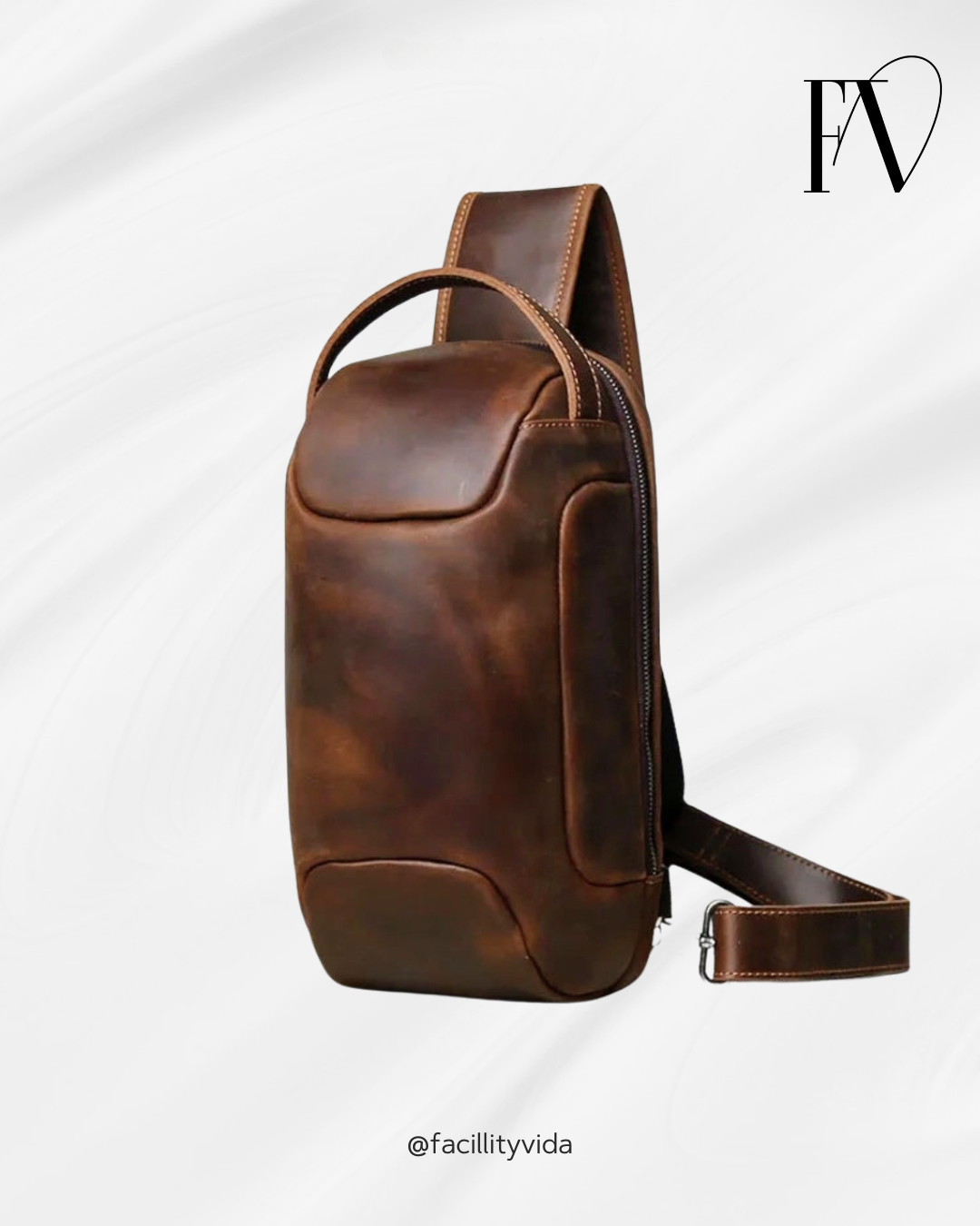 Bolsa Transversal de Couro Legítimo – Modelo Shoulder Bag