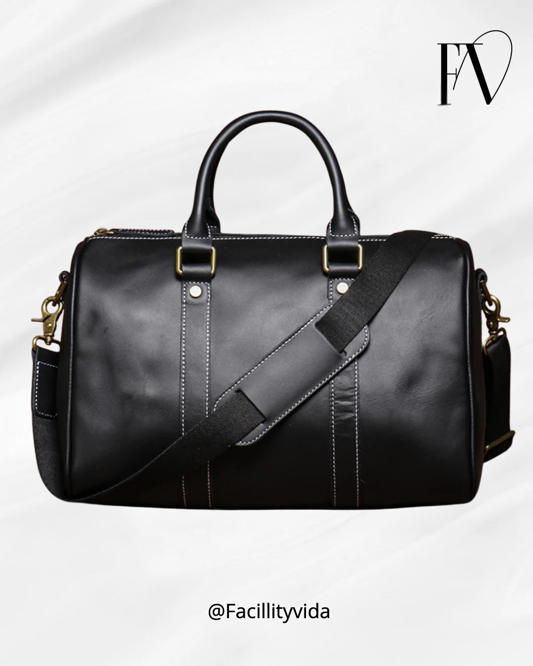 Mala Executiva de Couro Genuíno – Modelo Streamlined