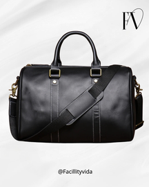 Mala Executiva de Couro Genuíno – Modelo Streamlined