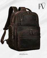 Mochila de Couro Masculina Executiva Prime para Notebook!