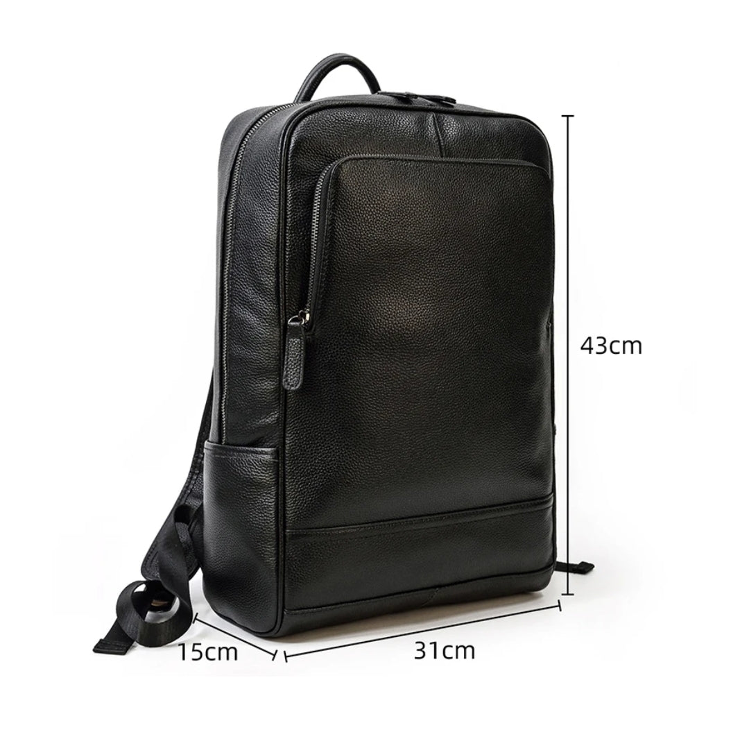 Mochila Executiva de Couro Legítimo Premium – Modelo Paris