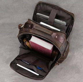 Mochila de Couro para Notebook – Modelo Big Confort