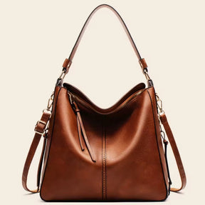 Bolsa Feminina de Couro Impermeável - Modelo Tote + Carteira de Brinde!