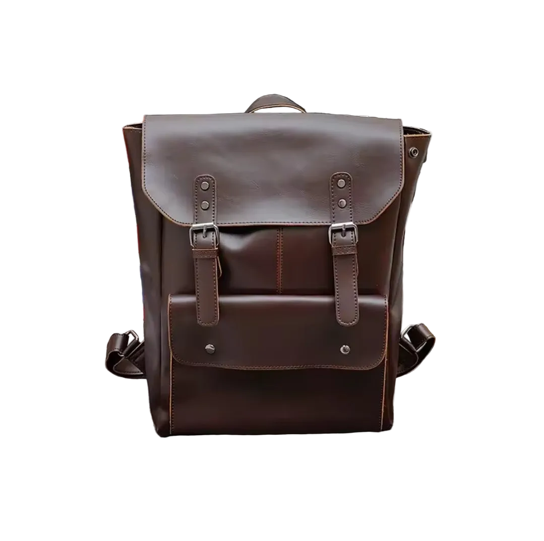 Mochila de Couro Vintage – Modelo Paris