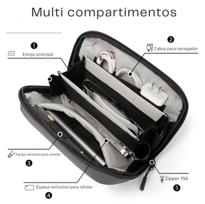 Nécessaire Masculina Impermeável Executiva Bange