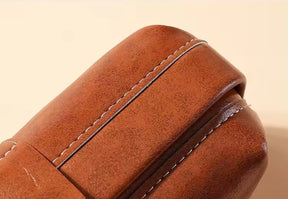Nécessaire Feminina Impermeável de Couro Premium 3 em 1