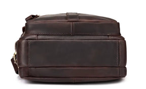 Bolsa Transversal Masculina de Couro Legítimo – Modelo Humerpaul