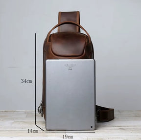 Bolsa Transversal de Couro Legítimo – Modelo Shoulder Bag