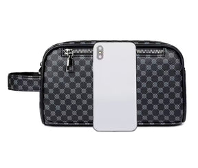 Nécessaire Masculina de Couro Impermeável – Modelo Italiano