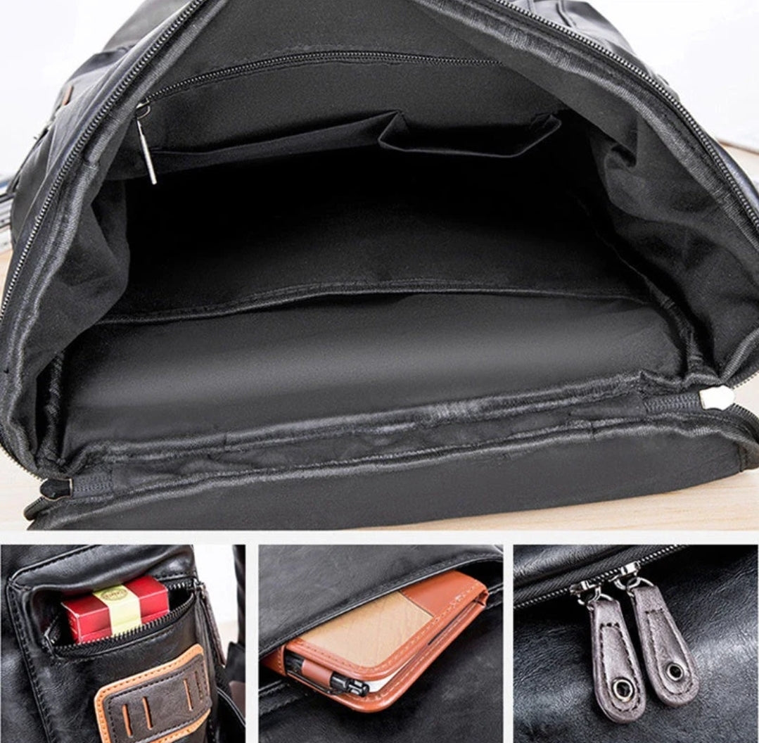 Mochila Executiva para Viagem de Couro – Modelo Executivo