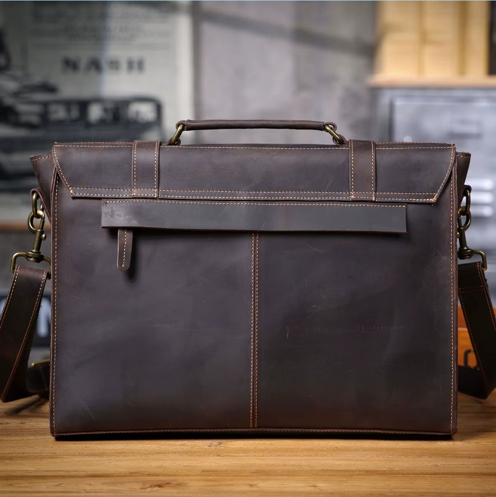 Pasta Masculina Executiva de Couro Legítimo – Modelo Prime