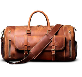 Mala de Viagem Executiva de Couro Legítimo - Modelo Premium!