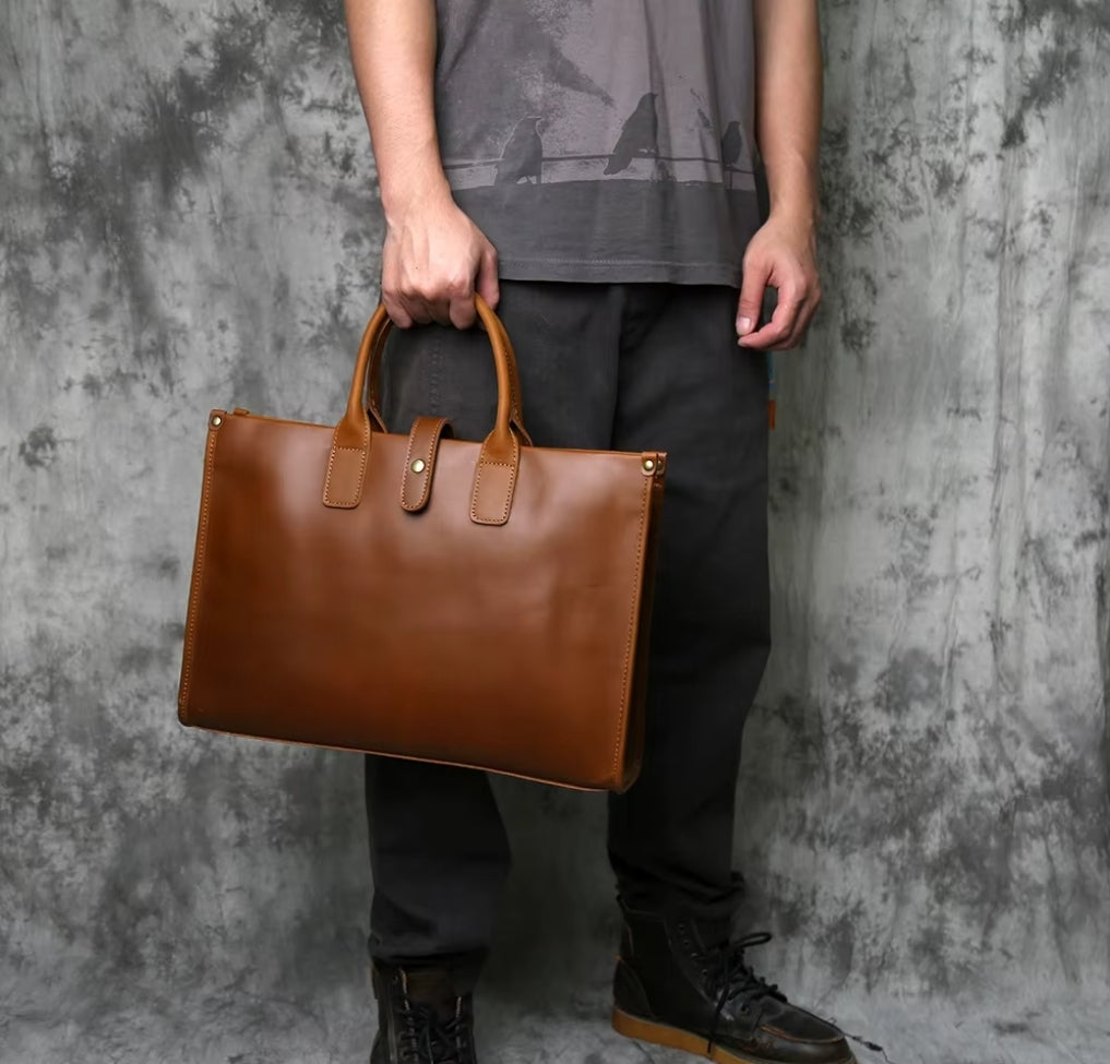 Bolsa de Couro Masculina Executiva