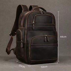 Mochila de Couro Masculina Executiva Prime para Notebook!