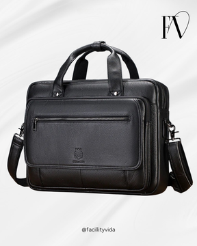 Pasta de Couro Masculina para Notebook – Modelo Briefcases
