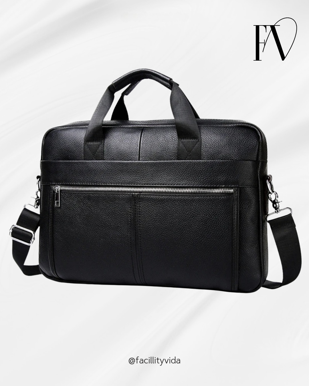 Pasta de Couro Masculina para Notebook 15.6 Polegadas – Modelo Hang Bag