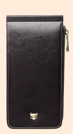 Carteira Feminina de Couro Porta Cartões Modelo Foxer Slim