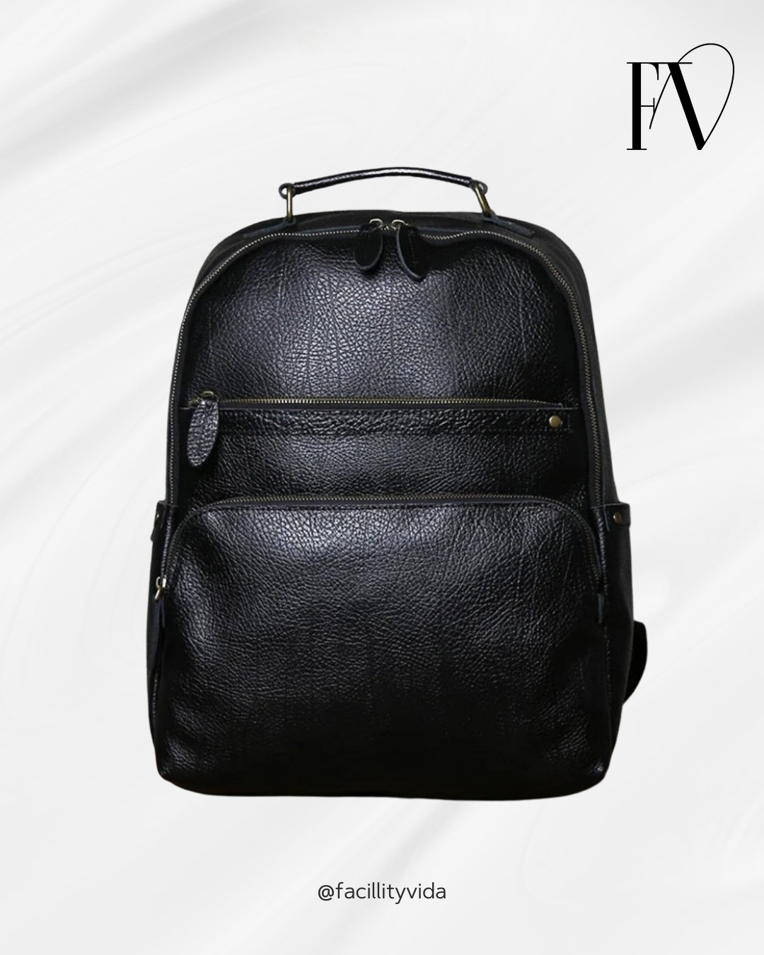 Mochila em Couro Legítimo Vintage Prime