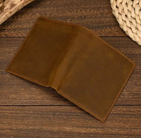 Carteira Masculina de Couro Genuíno – Modelo Minimalist