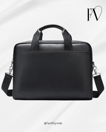 Pasta Masculina de Couro para Notebook Executiva – Modelo Bolsa de Mão ou Ombro!