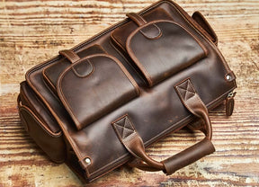 Pasta Masculina de Couro Legítimo Prime Europeia