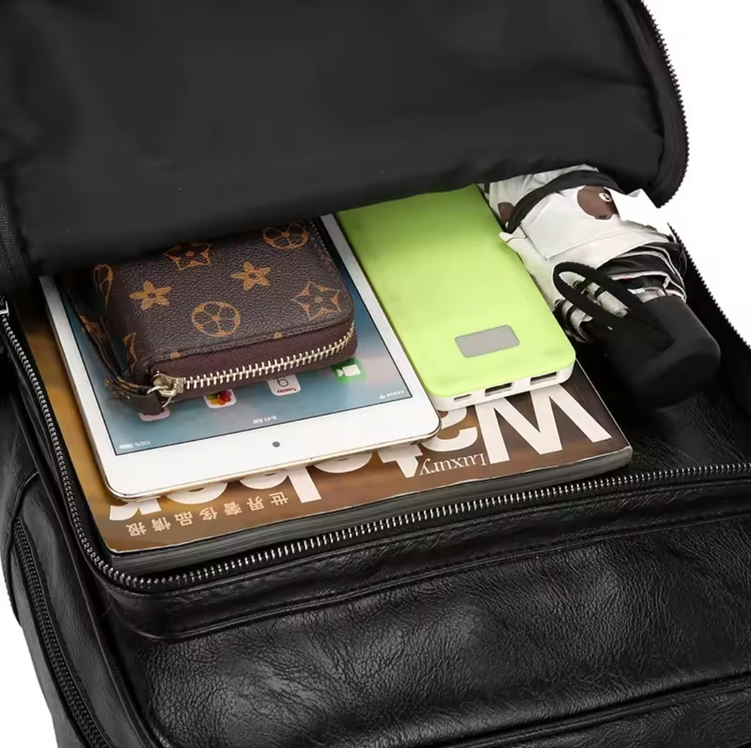 Mochila Executiva de Couro Legítimo - Modelo Prime Italiano