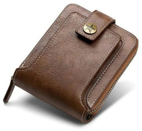 Carteira Masculina de Couro Minimal Premium
