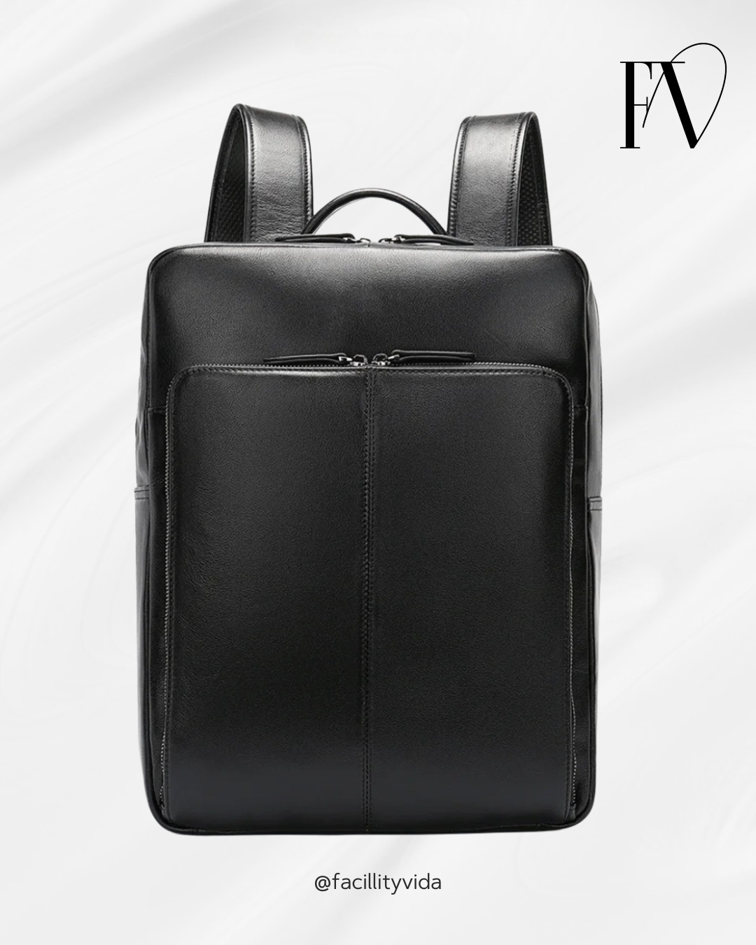 Mochila Masculina Executiva de Couro Legítimo – Modelo Prime