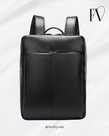 Mochila Masculina Executiva de Couro Legítimo – Modelo Prime