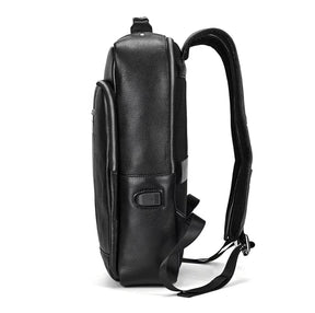 Mochila de Couro Executiva para Notebook com Tecnologia Usb