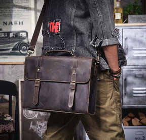 Pasta Masculina Executiva de Couro Legítimo – Modelo Prime