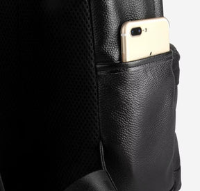 Mochila Masculina de Couro Genuíno para Notebook – Modelo Paris