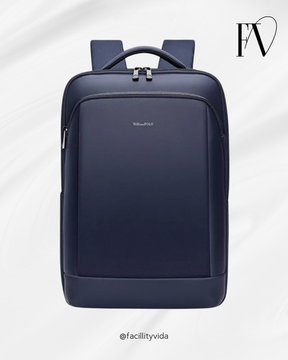 Mochila Executiva Masculina William Polo de Couro Premium para Notebook!