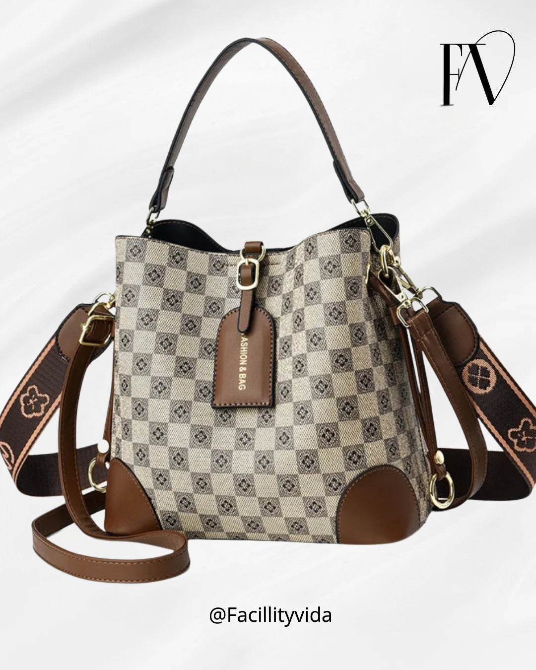 Bolsa Tote Feminina de Couro – Modelo Marrocos